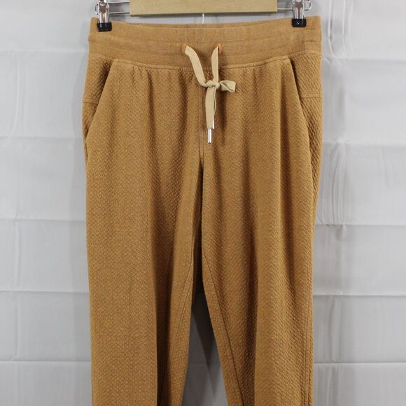 Lululemon Pants Womens 6 Warm Down MR Mid Rise Jogger Textured Cozy Drawstring - Picture 2 of 14